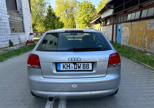 Audi A3 cena 16900 przebieg: 212000, rok produkcji 2007 z Wołczyn małe 301